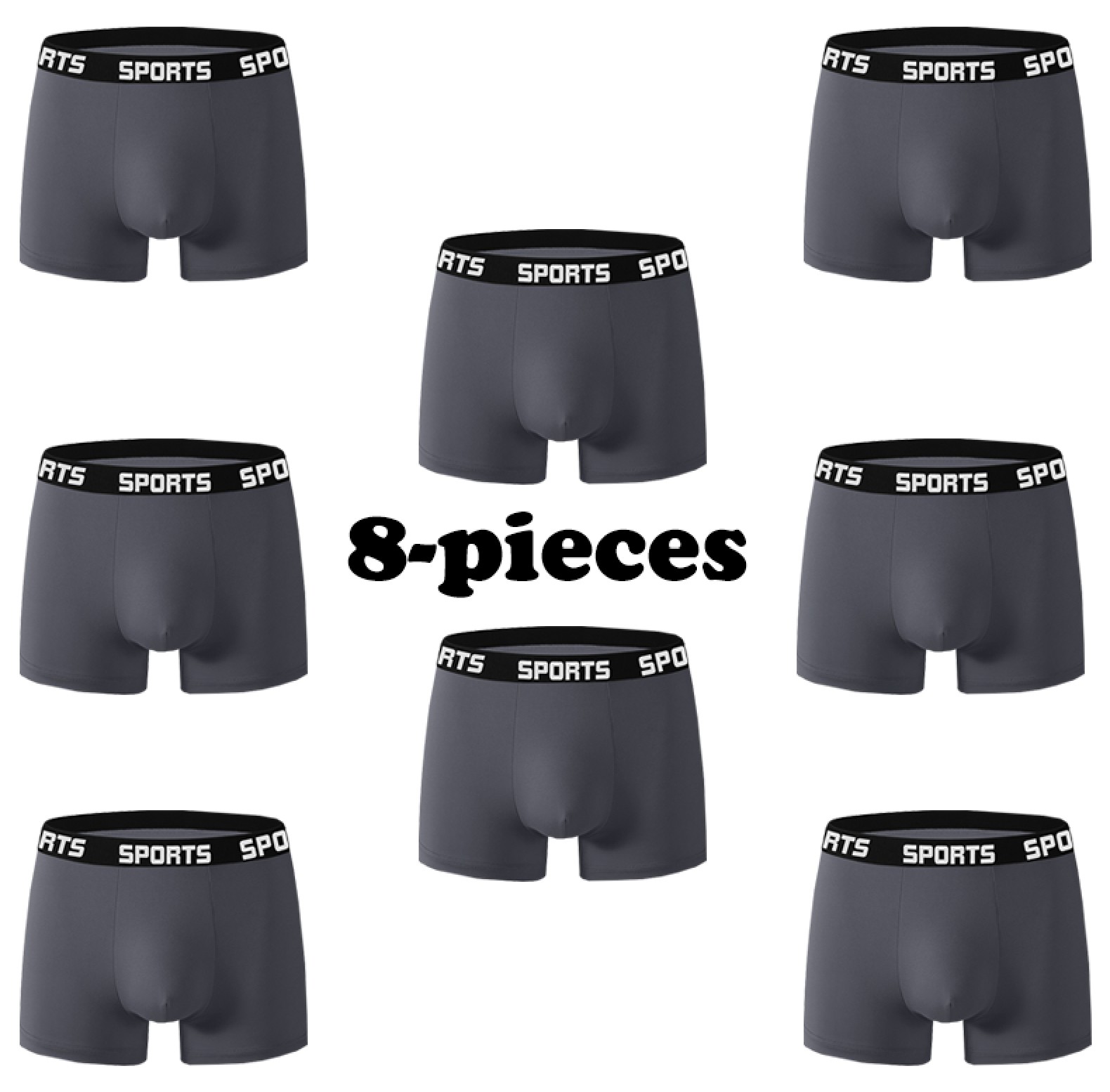 Supreme Comfort 8-Pack Men's S - مراجعة Performance Boxer Sport وسعره