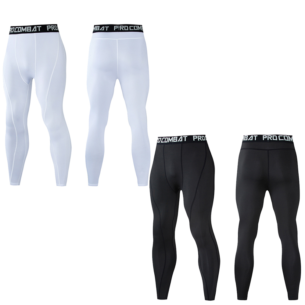 Leggings Men Gym Running Tight - مراجعة Compression Long Pant وسعره
