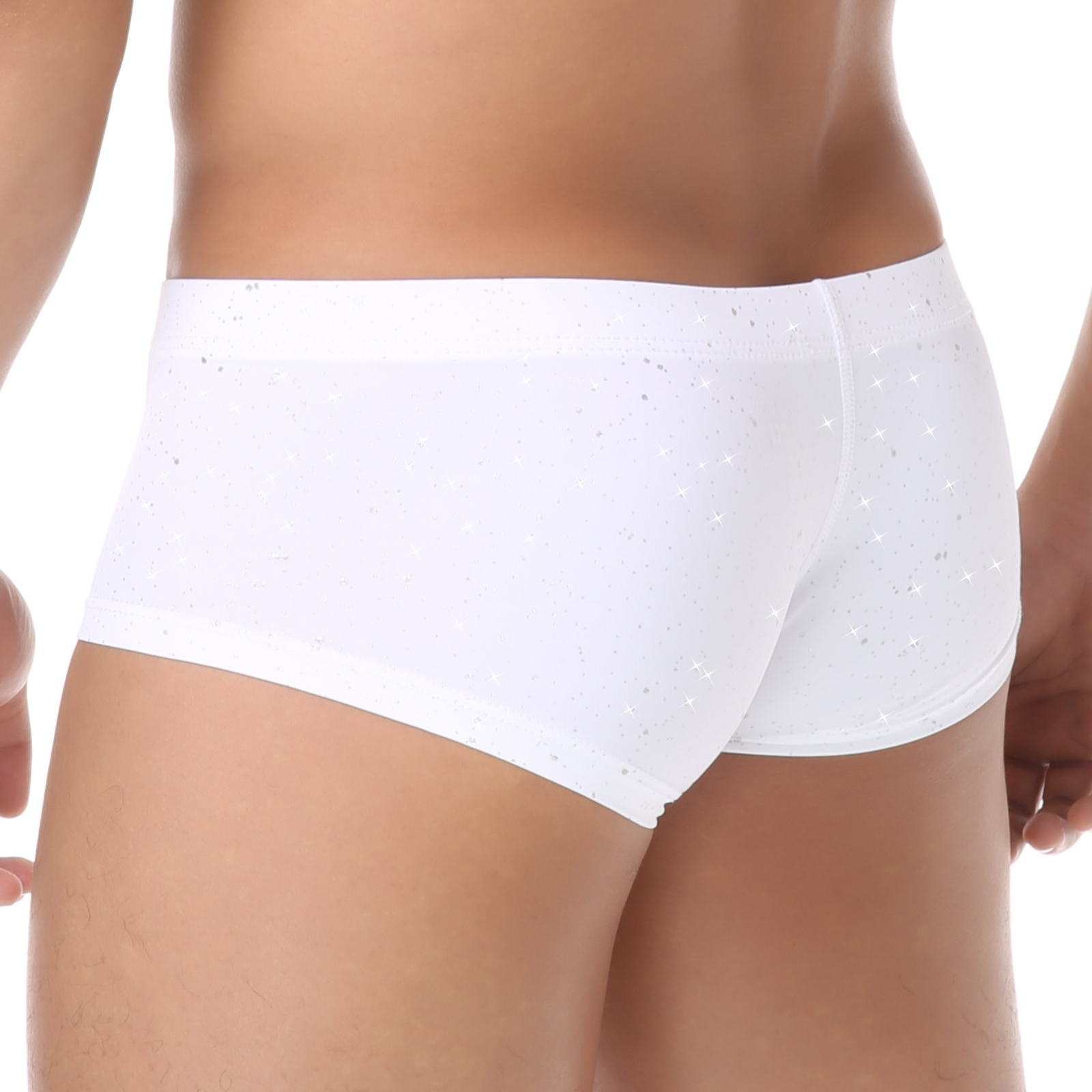 Men Sequin Boxers Shorts Sport - مراجعة Pouch Boxer Pouch وسعره