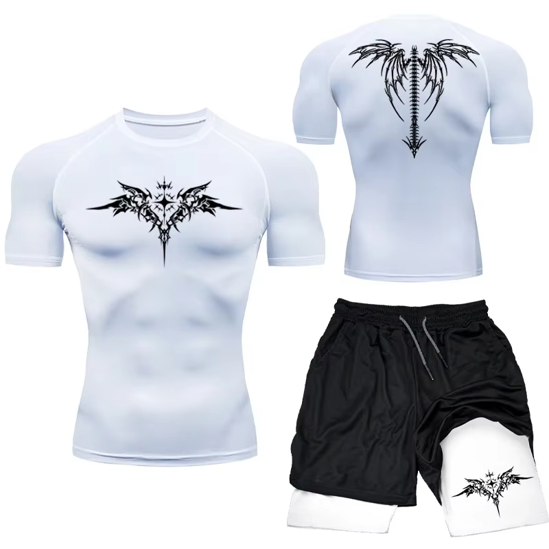 New Men's MMA Compression Athl - مراجعة Compression Shorts Athletes وسعره