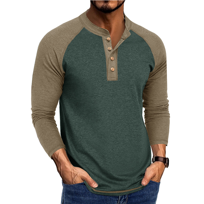Men's New Long Sleeve Henley S - مراجعة Base Layer Top وسعره