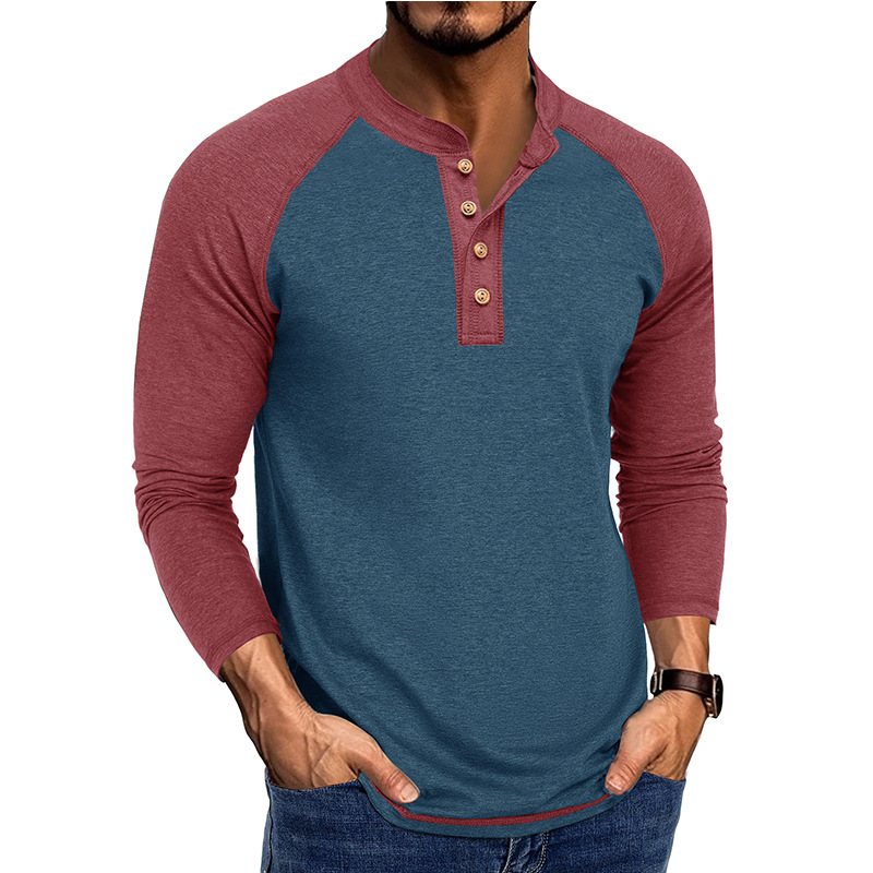 Men's New Long Sleeve Henley S - مراجعة Base Layer Top وسعره