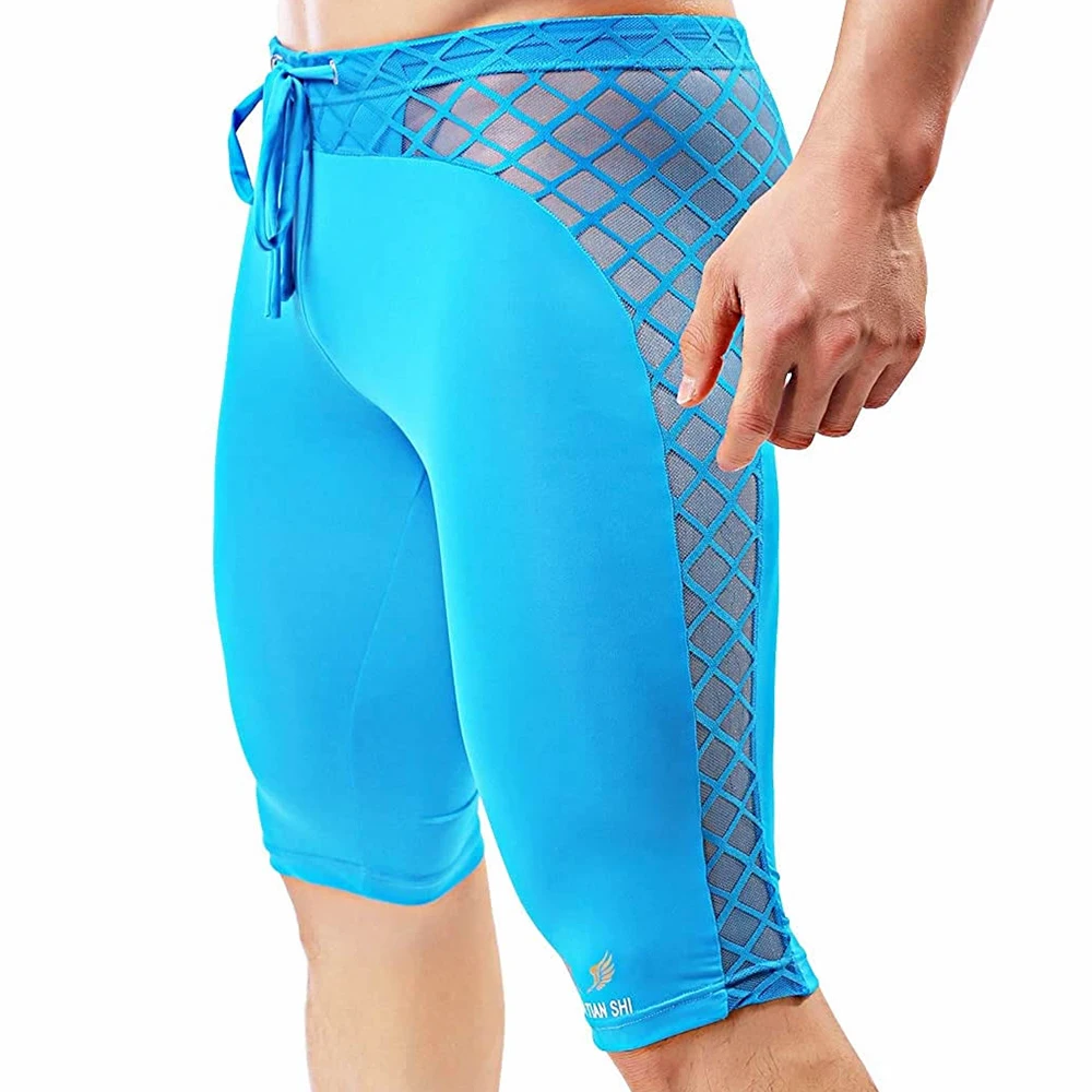Men Sport Fitness Shorts Quick - مراجعة Mesh Sport Boxer وسعره