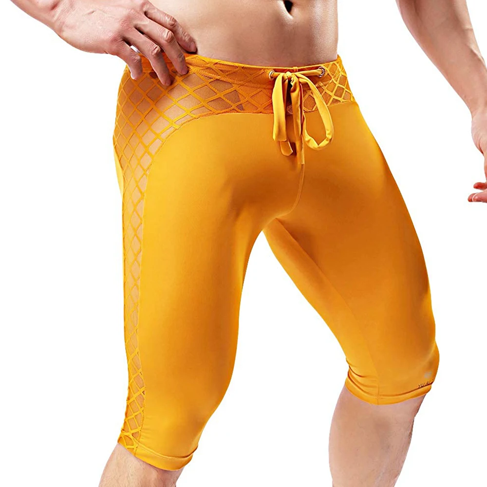 Men Sport Fitness Shorts Quick - مراجعة Mesh Sport Boxer وسعره