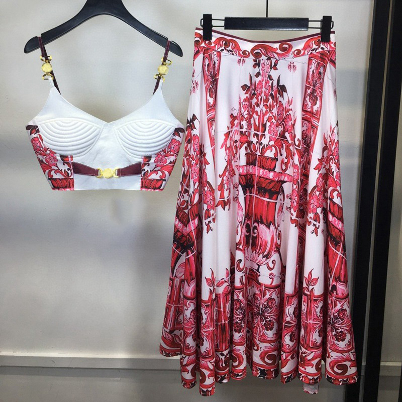 Summer Bohemain Blue And White - مراجعة Suspender Tank Top وسعره
