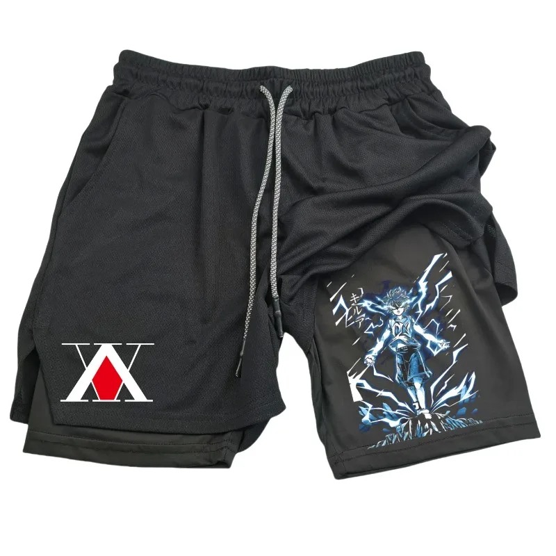 Mens 2in1 Running Short with P - مراجعة Compression Shorts Athletes وسعره