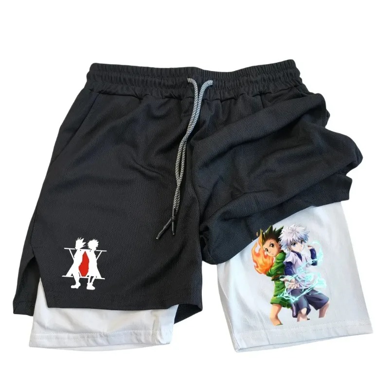 Mens 2in1 Running Short with P - مراجعة Compression Shorts Athletes وسعره