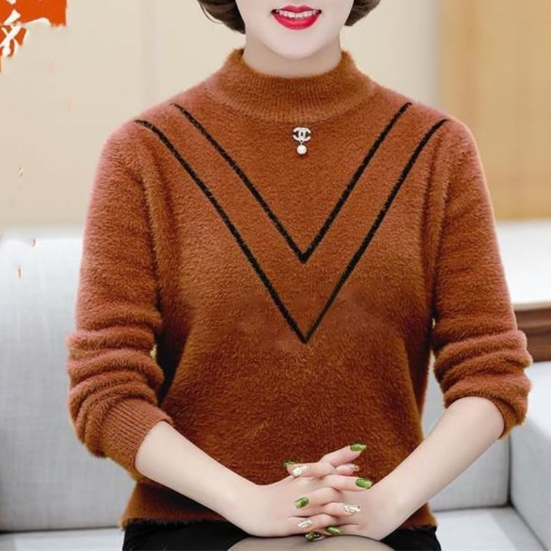 Women's Autumn Winter Solid Fl - مراجعة Undershirt Crew Neck وسعره