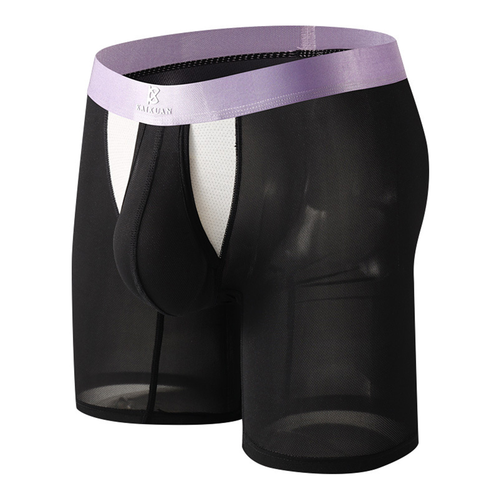 Fitness Running Men Boxer Unde - مراجعة Long Leg Trunk Men وسعره