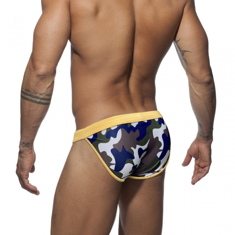 Sexy Mens Swim Briefs Camoufla - مراجعة Trunk Breathable Men وسعره