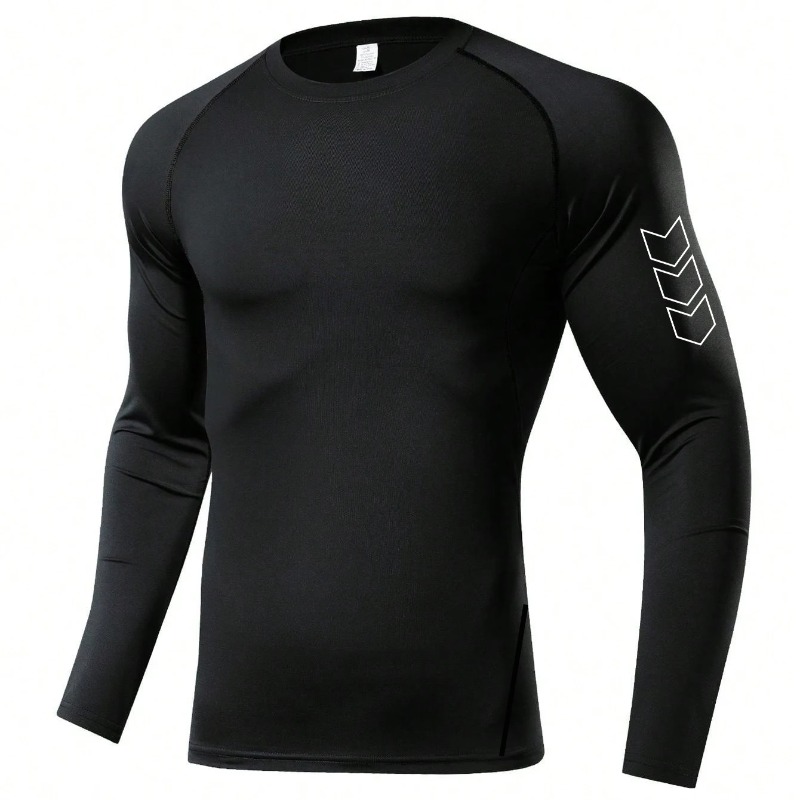 Men Quick-dry T-shirt Long Sle - مراجعة Base Layer Top وسعره