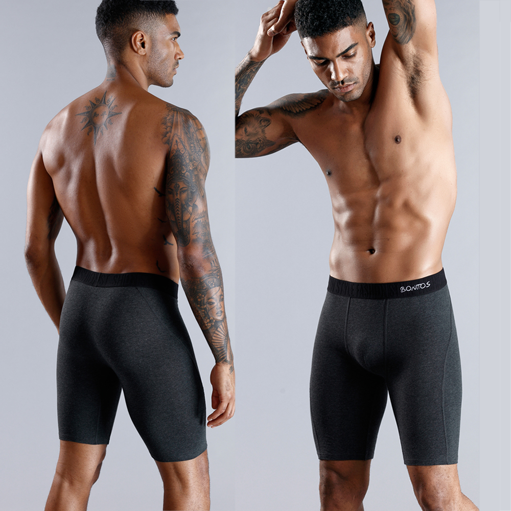 BONITOS Long Boxer Shorts Pant - مراجعة Boxer Brief Pack Cotton وسعره