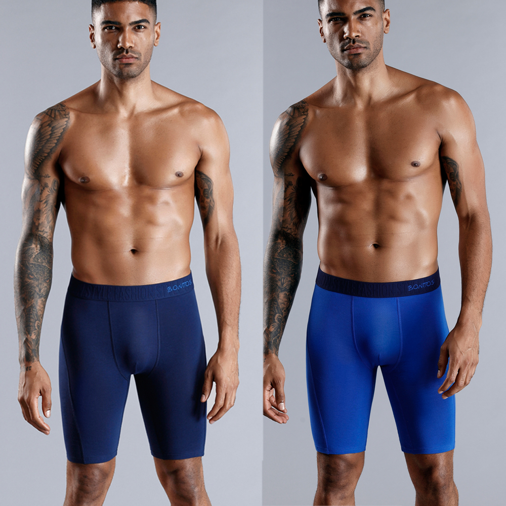 BONITOS Long Boxer Shorts Pant - مراجعة Boxer Brief Pack Cotton وسعره