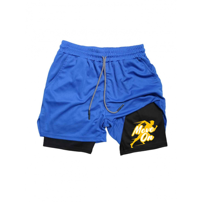 Summer Breathable Two-in-one D - مراجعة Compression Shorts Athletes وسعره