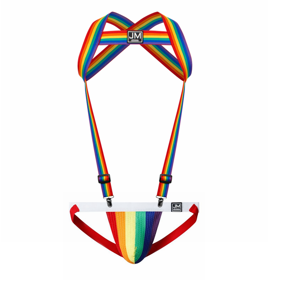 Rainbow Body Harness Adjustabl - مراجعة Jockstrap Athletic وسعره
