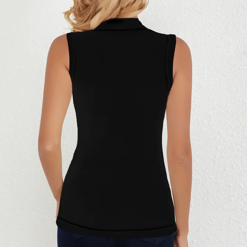 Womens Sleeveless Mock Neck Ri - مراجعة Tank Top Ribbed وسعره