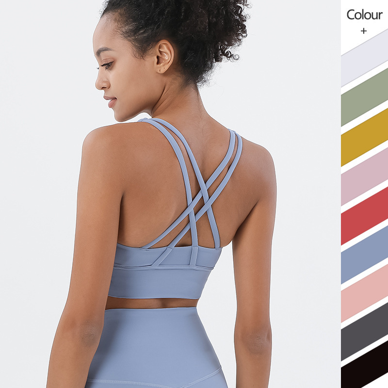 New Cross Back Nylon Yoga Top  - مراجعة Quick Dry Underwear وسعره